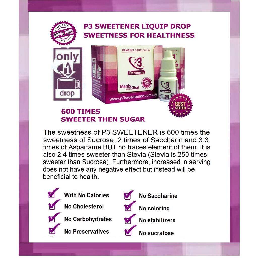 P3 Sweetener - Pemanis Dari Ekstrak Tebu Hitam
