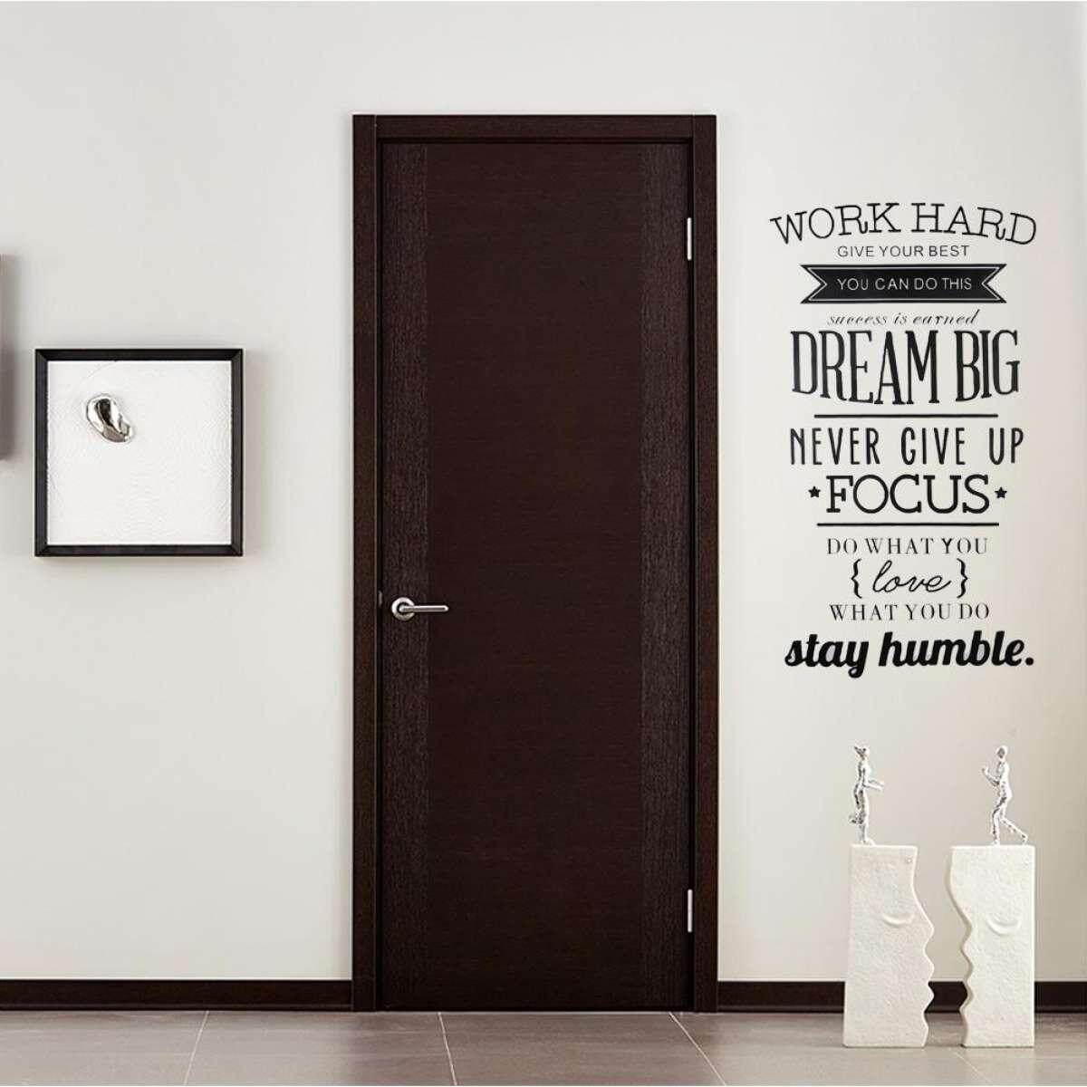(MALAYSIAN SELLER) WJS Motivation Wall Sticker Motivational Poster