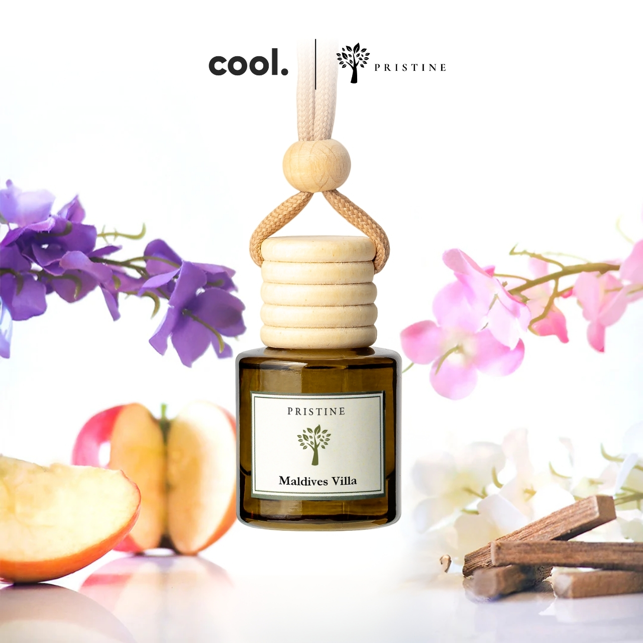 Pristine Car Diffuser | Maldives Villa | Hotel Series | 8ml | Luxury Car Fragrance Essential Oil