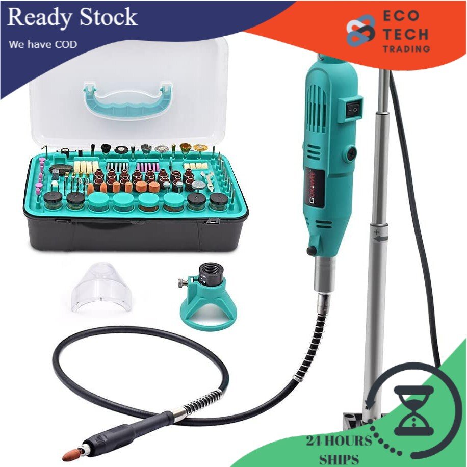 D061/ GOXAWEE Rotary Tool Kit, 288Pcs MultiPurpose Rotary Tool Set