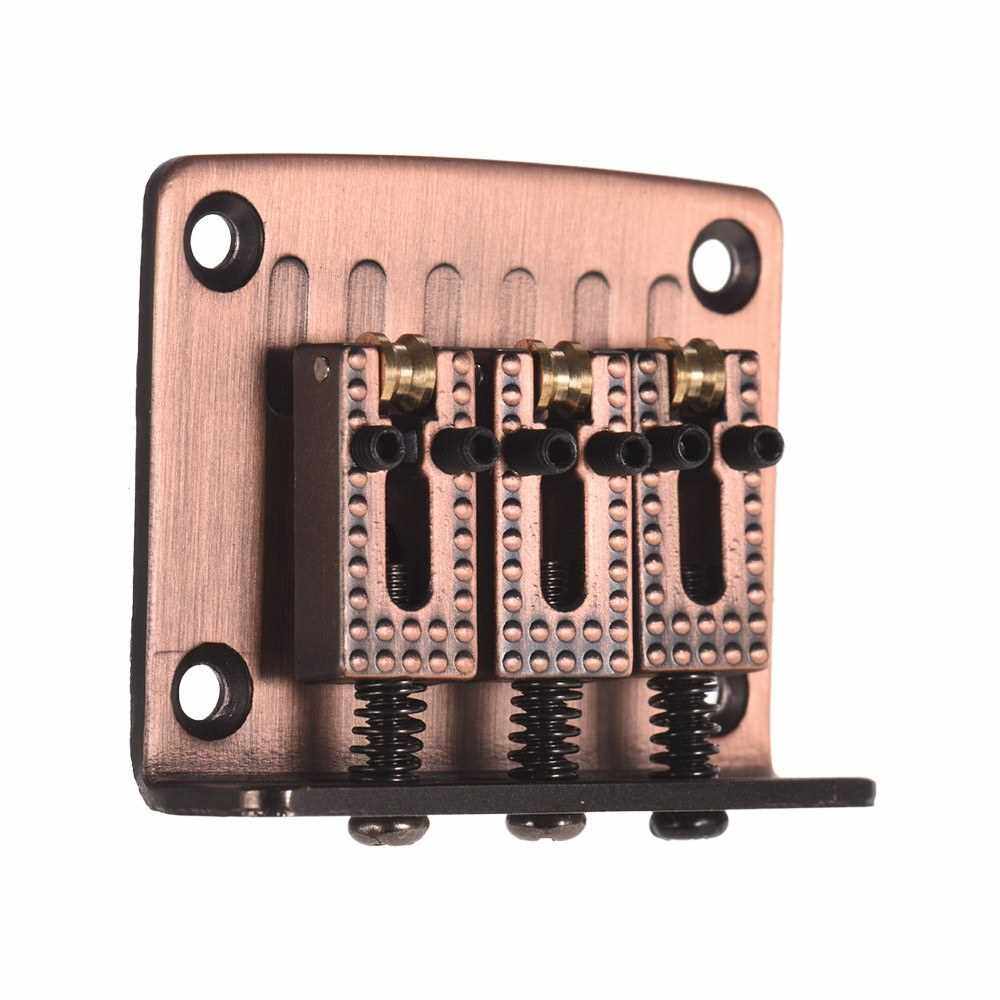 Best Selling 3-String Hardtail Guitar Bridge Fixed 3-Saddle Bridges ...