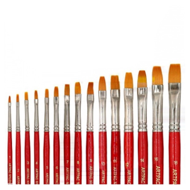 ARTPAC NYLON SERIES 448 FLAT BRUSH No1-20