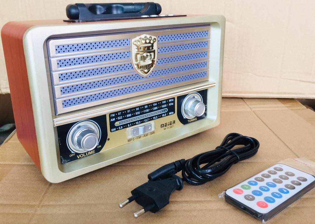 [KL Ready Stock] M-113BT M112 BANDICAM Kemai radio portable am fm radio with remote/usb slot