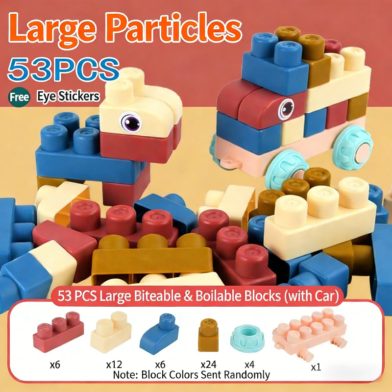 NIKO Soft Blocks Toys Chewable Block Kids Building Toys Baby Toys Montessori Toys Educational Toys For Kids Gifts