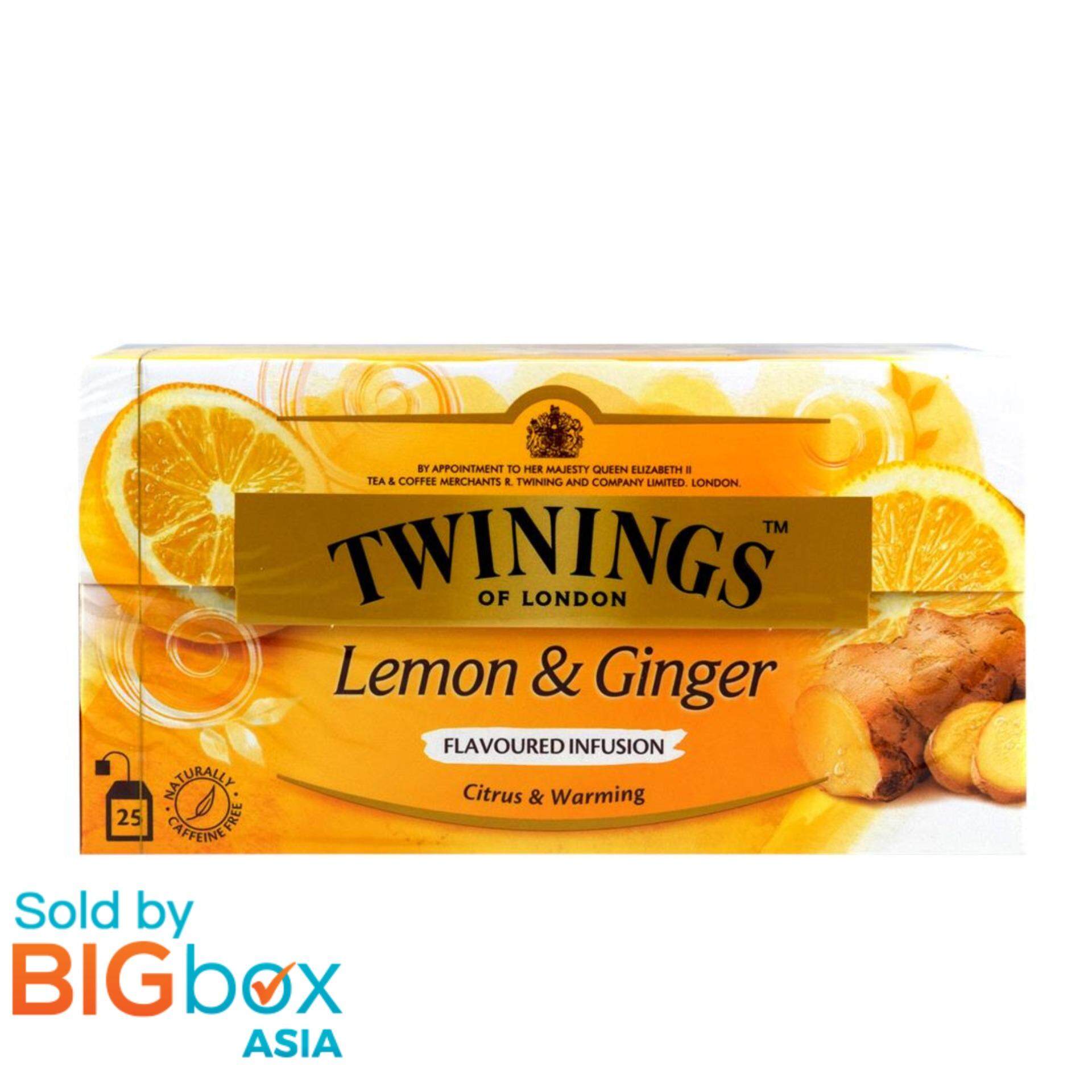 Twining's Herb &amp; Infusion Tea 37.5g (1.5g x 25 sachets) - Lemon &amp; Ginger