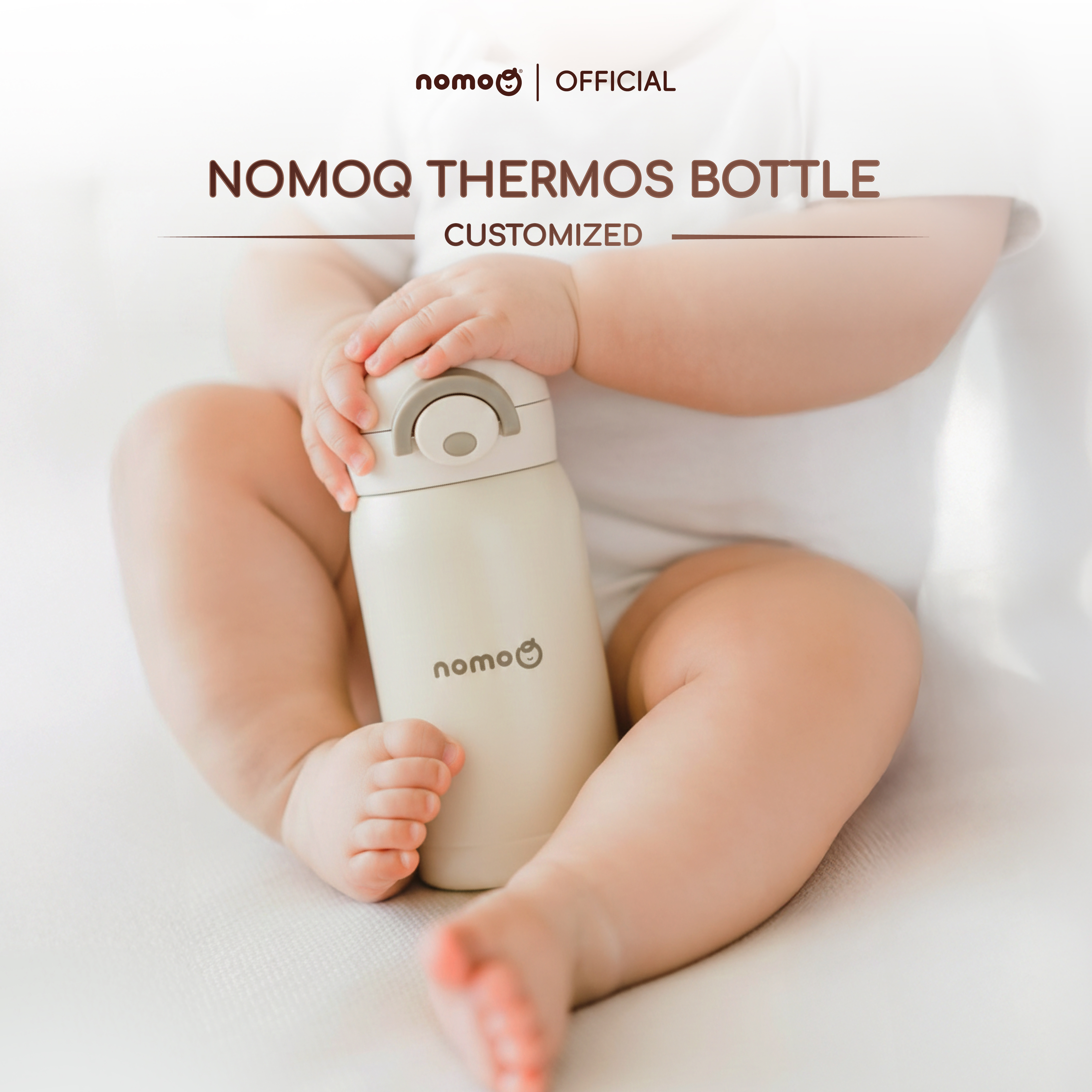 NomoQ Thermos Cup Stainless Steel Insulated Water Bottle for Daily Use
