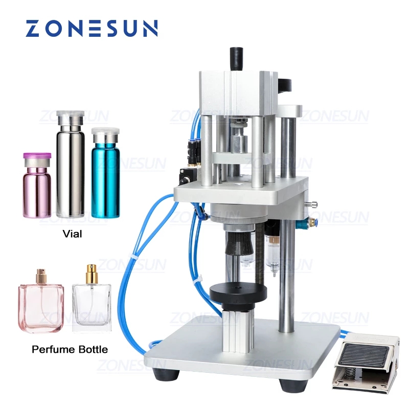 ZONESUN Single Head Diaphragm Pump Semi Automatic Milk Juice Small Bottles Liquid Filling Machine ราคา 31,357 บาท*ส่งฟรี