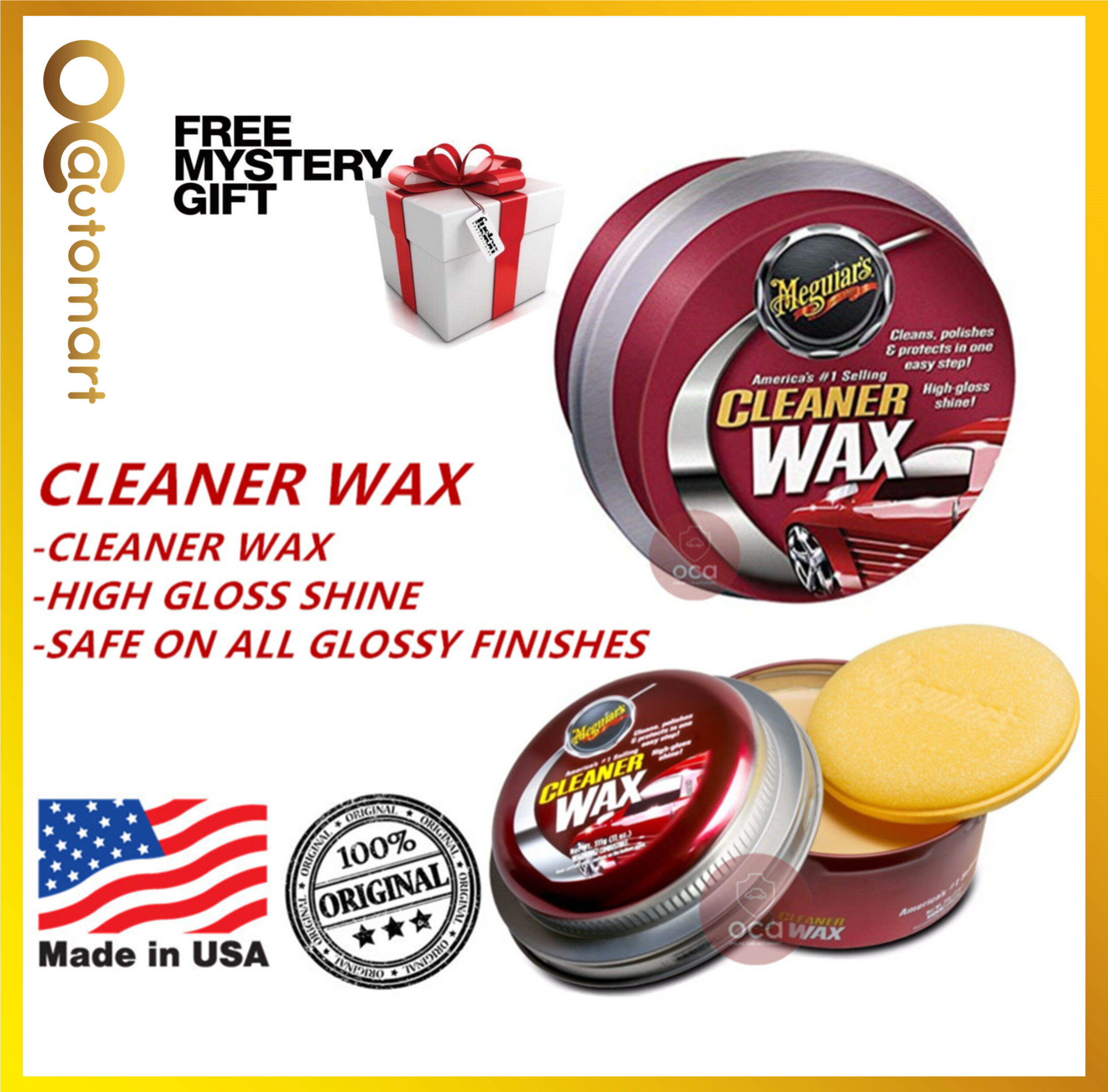 ( Free Gift ) Meguiars / Meguiar\'s Cleaner Wax Paste A1214