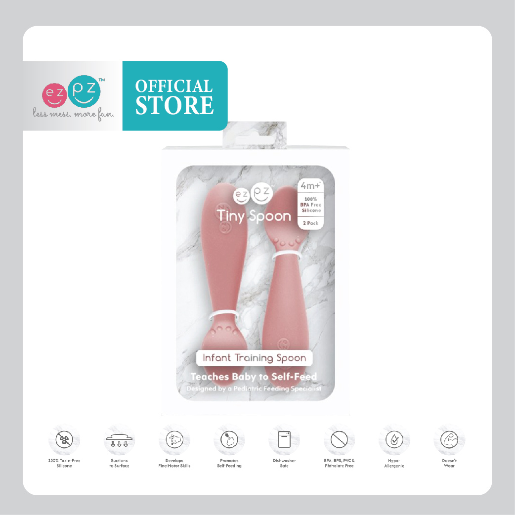 EZPZ Tiny Spoon -Twin Pack (4 Months+)(Blush)