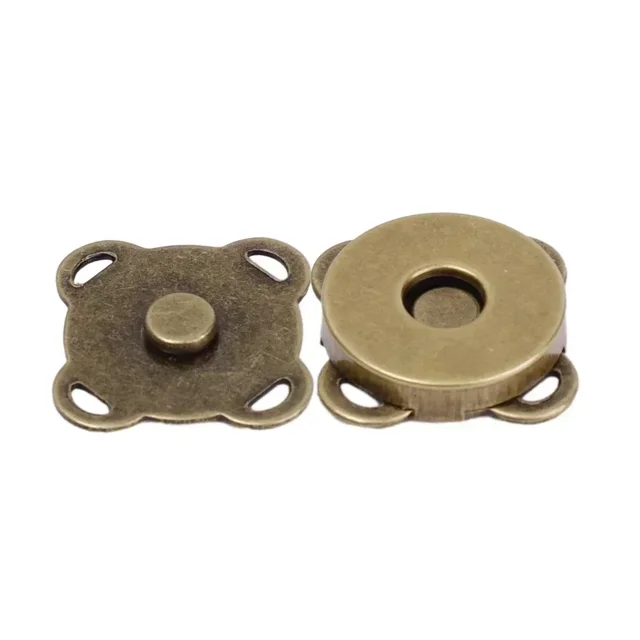 5/10Sets Magnetic Snap Fasteners Clasps Buttons Handbag Purse Wallet Craft Bags Parts Mini Adsorption Buckle 14/18mm