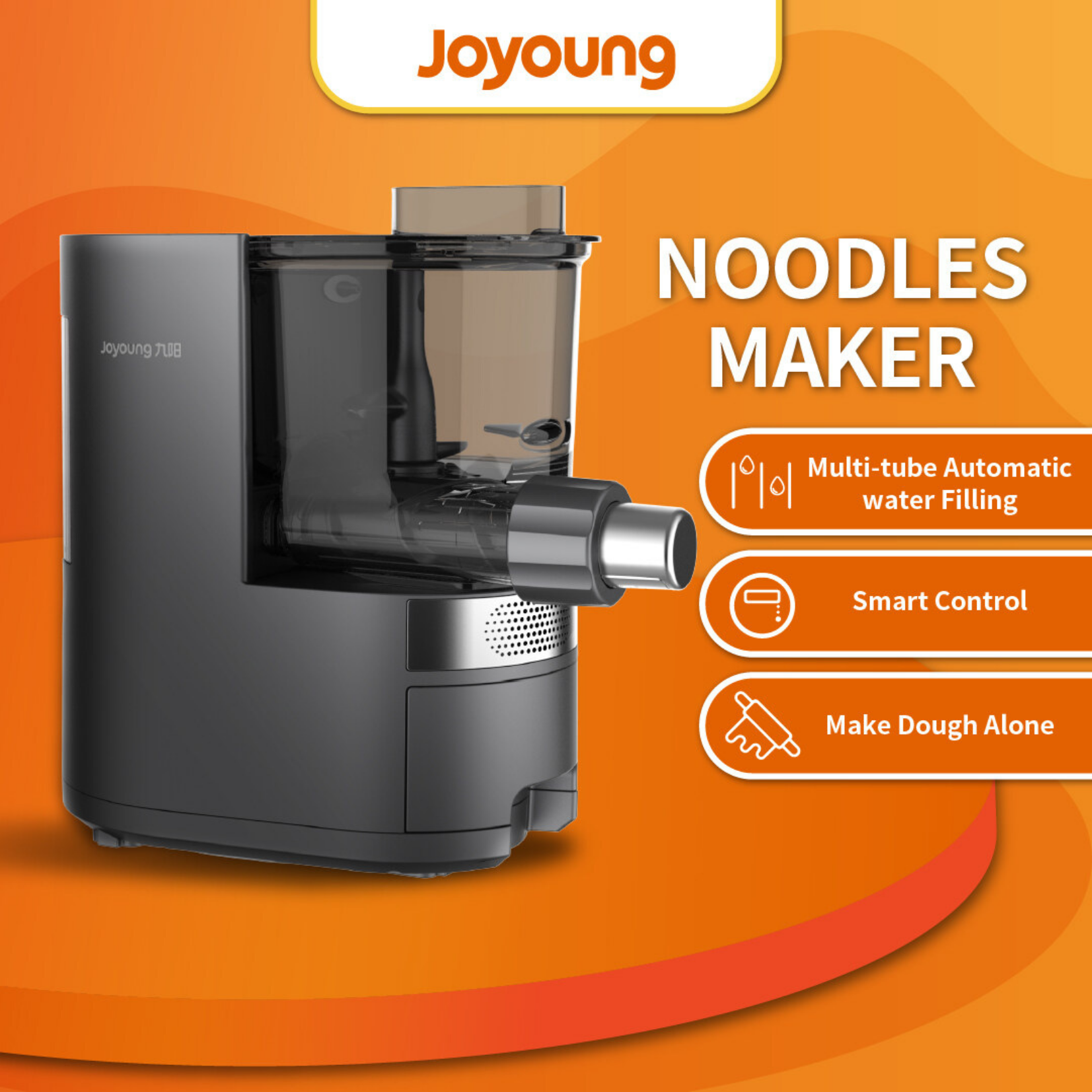 Joyoung Smart Noodles Machine | 7 Kinds Molds | Upgraded Dough Function | Suitable For Making Bread