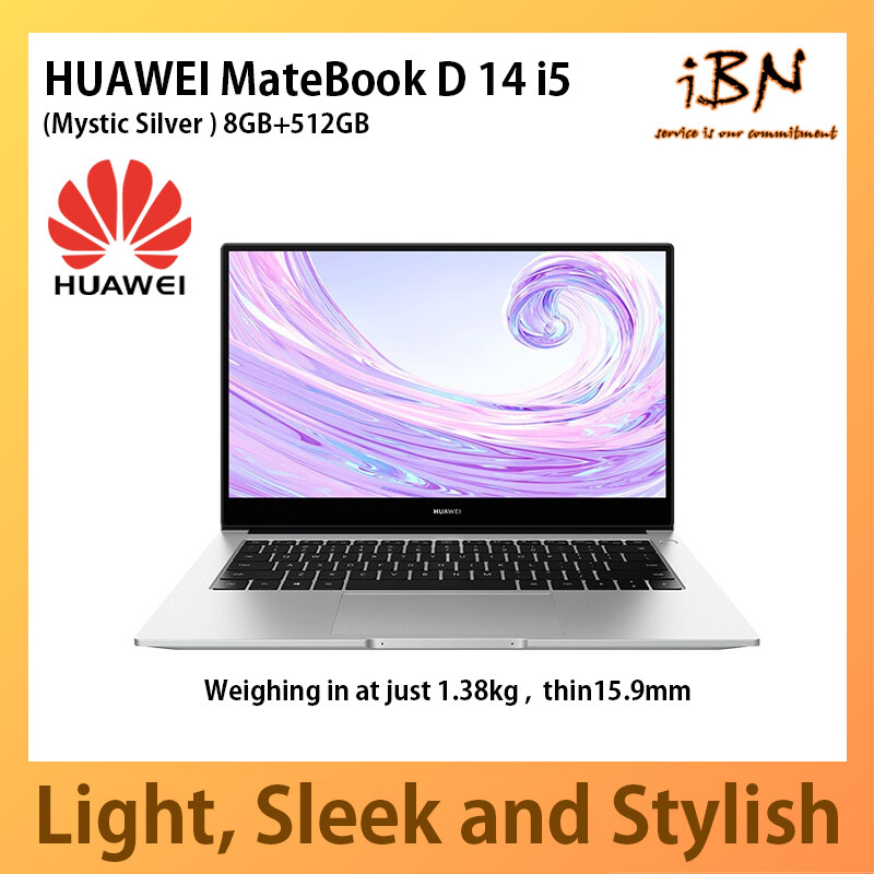 HUAWEI MateBook D 14 i5 (8GB+512GB) + FREE Mouse