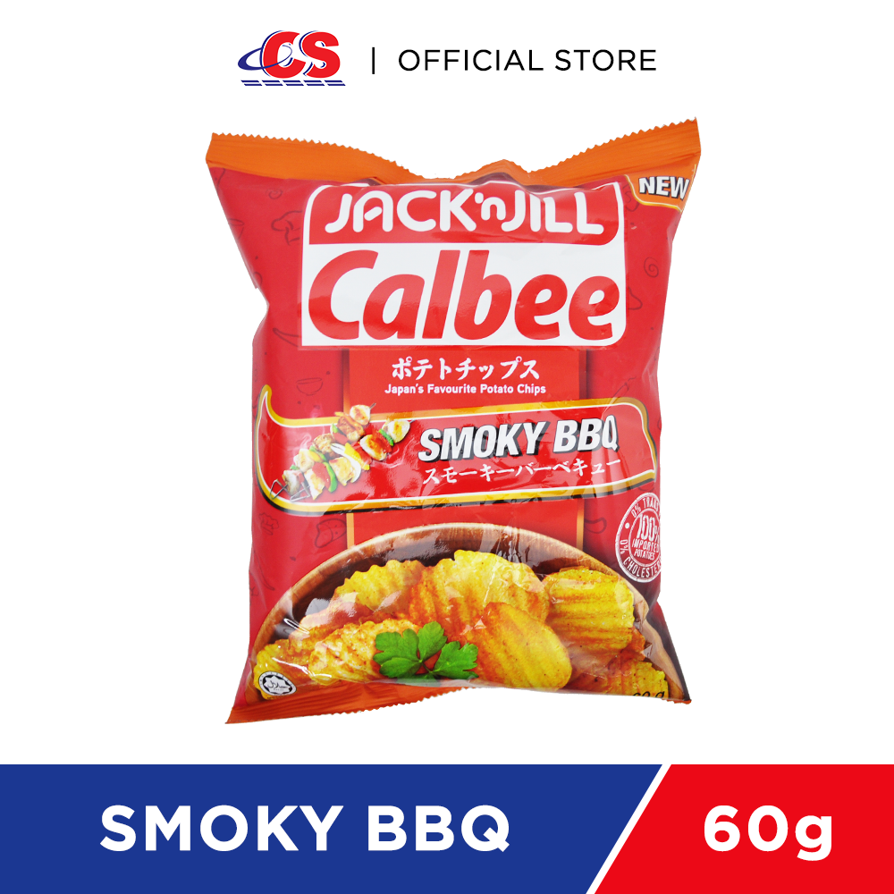 JACK 'n JILL Calbee Smoky BBQ 60g New PGMall
