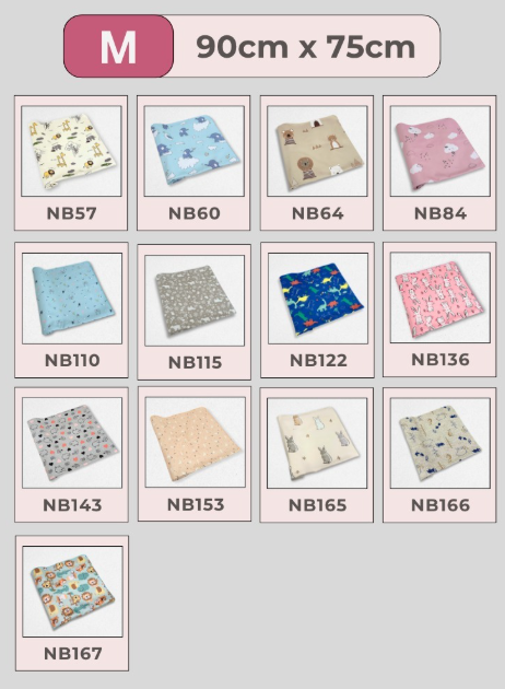 BabyCoco Universal Diaper Pad | Diaper Pad | Lochia Pad (75cm x 90cm) Multipurpose BabyCoco万用隔尿垫/ 恶露垫