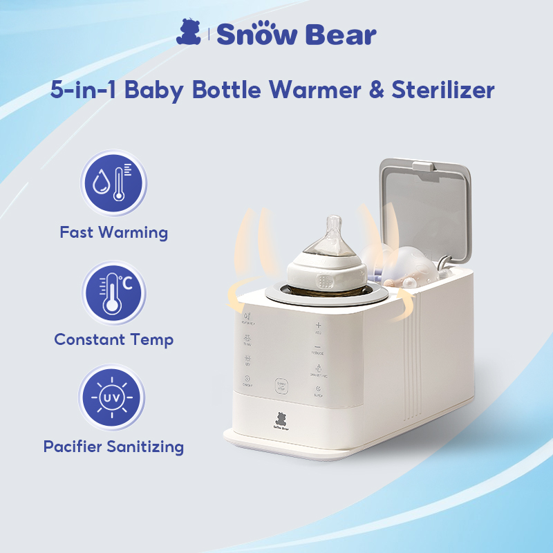 Snow Bear 5 in 1 Baby Waterless Bottle Warmer & Pacifier Sterilizer Model ID HL-5072