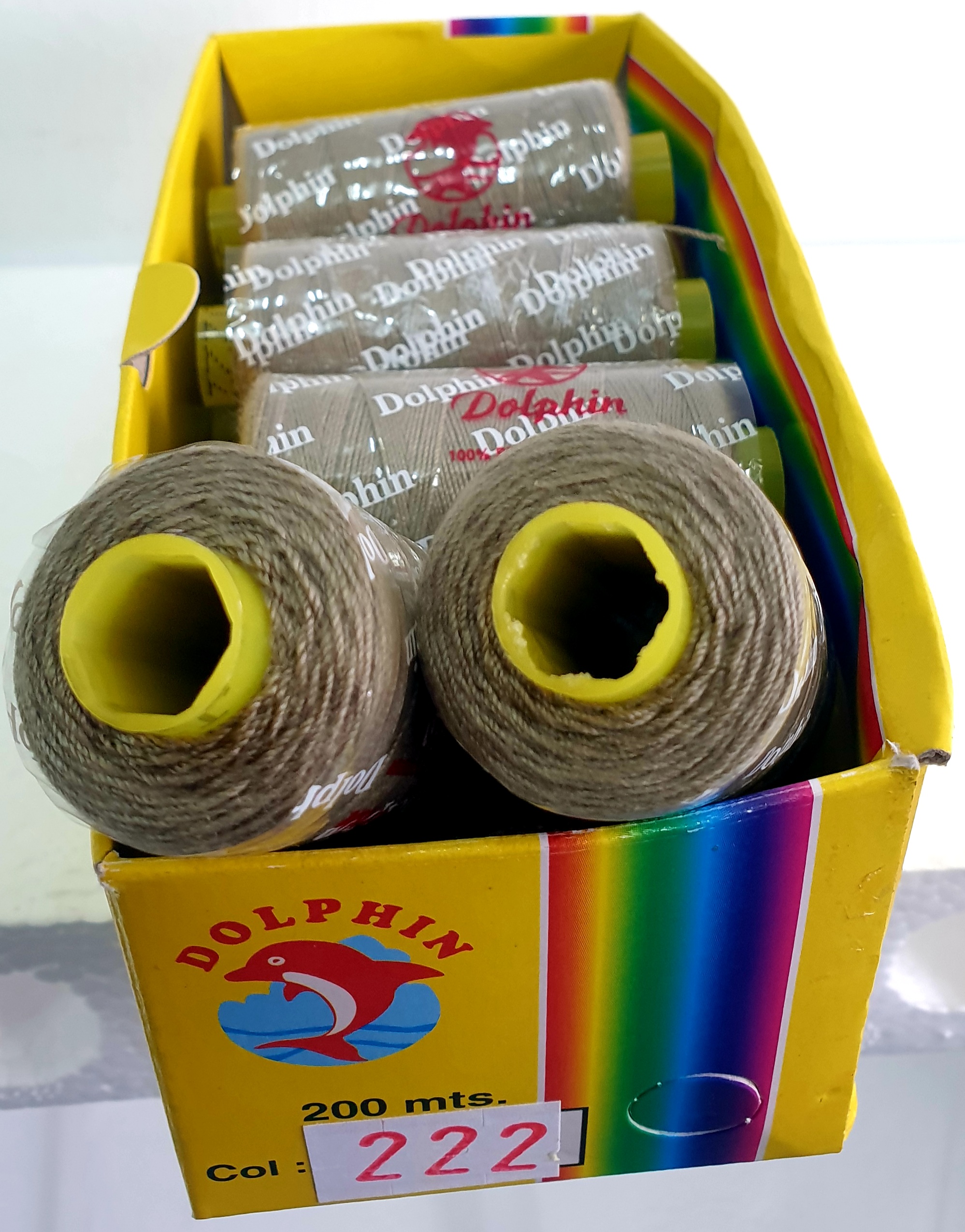 Benang Jeans 200M (Dolphin) / Dolphin Sewing Thread-200M/ Jeans Thread
