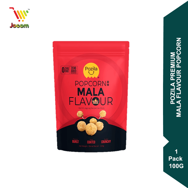 Pozila Premium Mala Flavour Popcorn 100g [KL & Selangor Delivery Only]