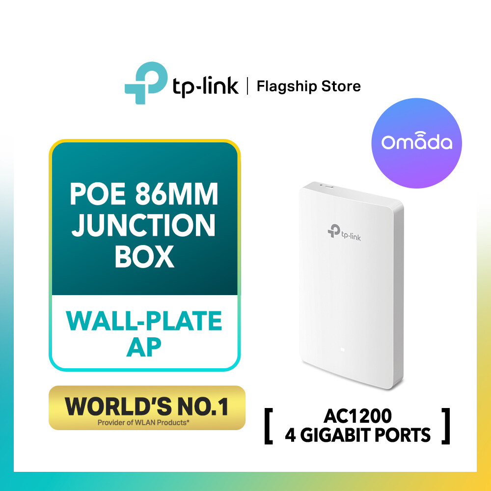 TP-LINK EAP235 -WALL AC1200 WALL-PLATE DUAL BAND WIFI ACCESS POINT