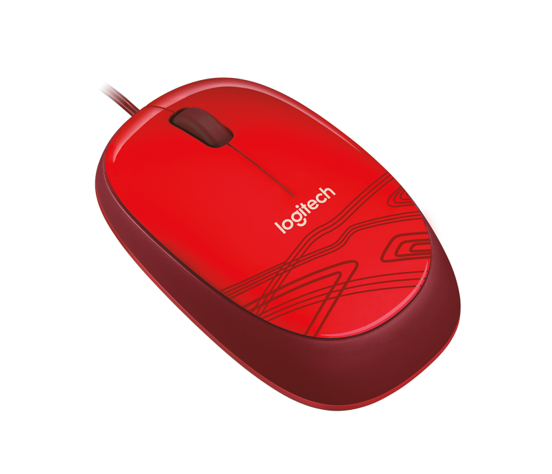 Logitech Wired M105 Black/Red/White Mouse (910-002920/910-002933/910-002932)