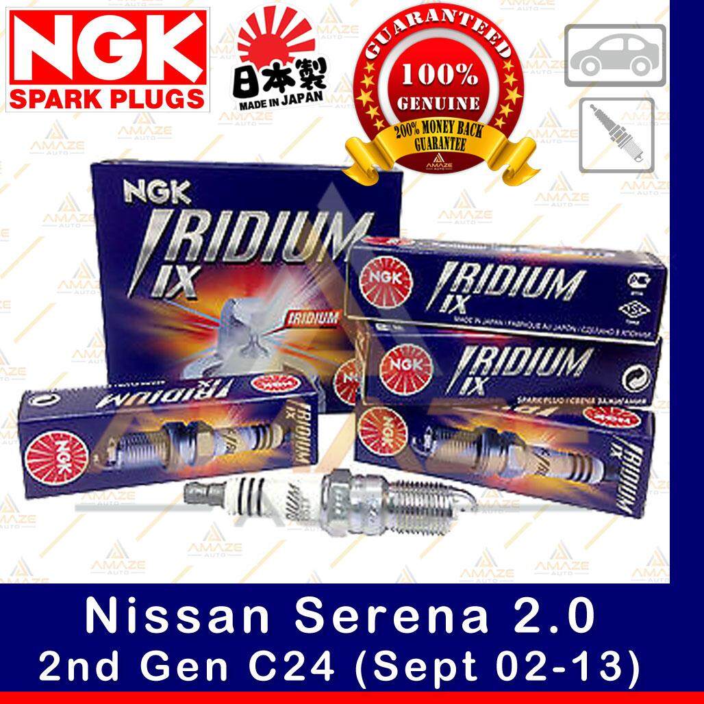 NGK Iridium IX Spark Plug for Nissan Serena 2.0 C24 (2nd Gen) (Sept 02-13)