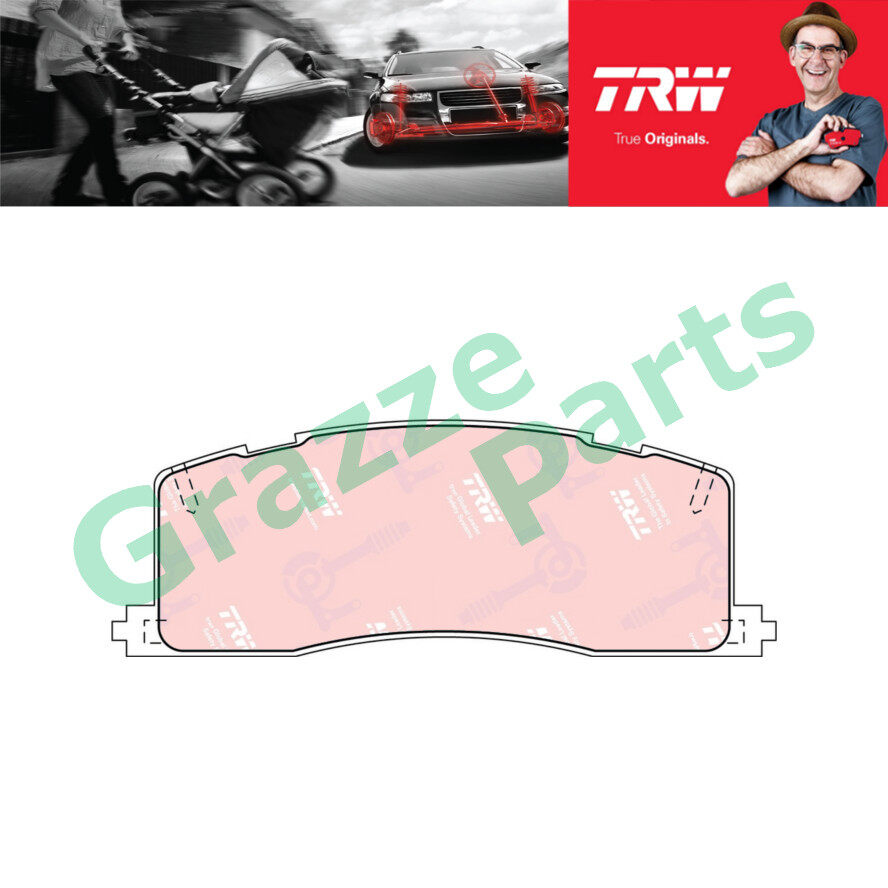 TRW Brake Pad Rear for GDB1138 - Toyota Estima TCR11 TCR21