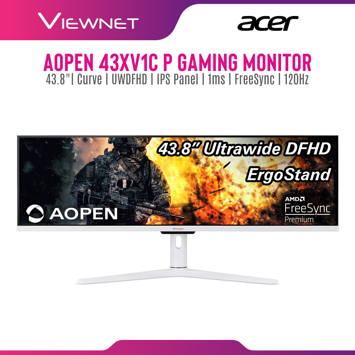 Acer AOpen 43XV1CP Curve 43.8
