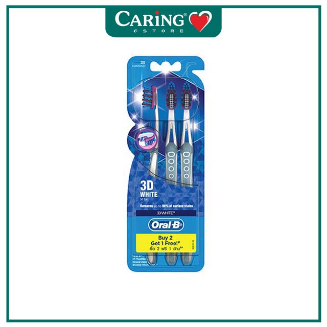 ORAL B TOOTHBRUSH 3D WHITE 3S