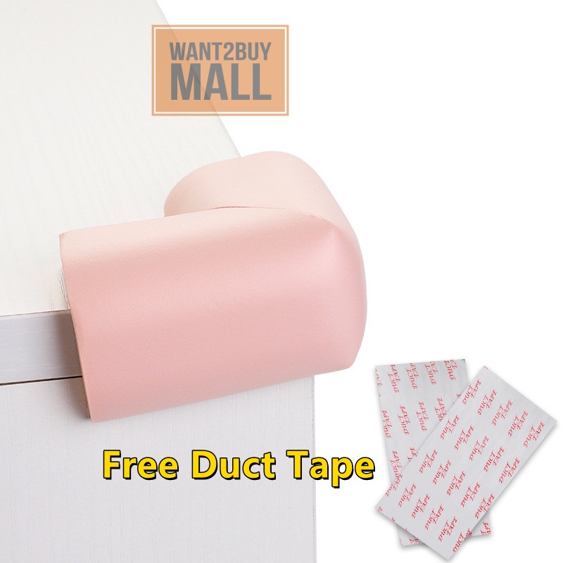 🇲🇾 1pcs Baby Children Safety Bumper Soft Furniture Desk Table L Shaped Corner Edge Protector Cover Protection Angle