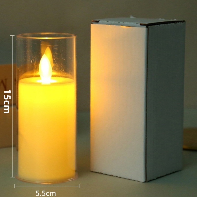 (1 PCS) Swing Flameless LED Candle Electric Lamp Flickering Tea Light Christmas Event Party Home Decor