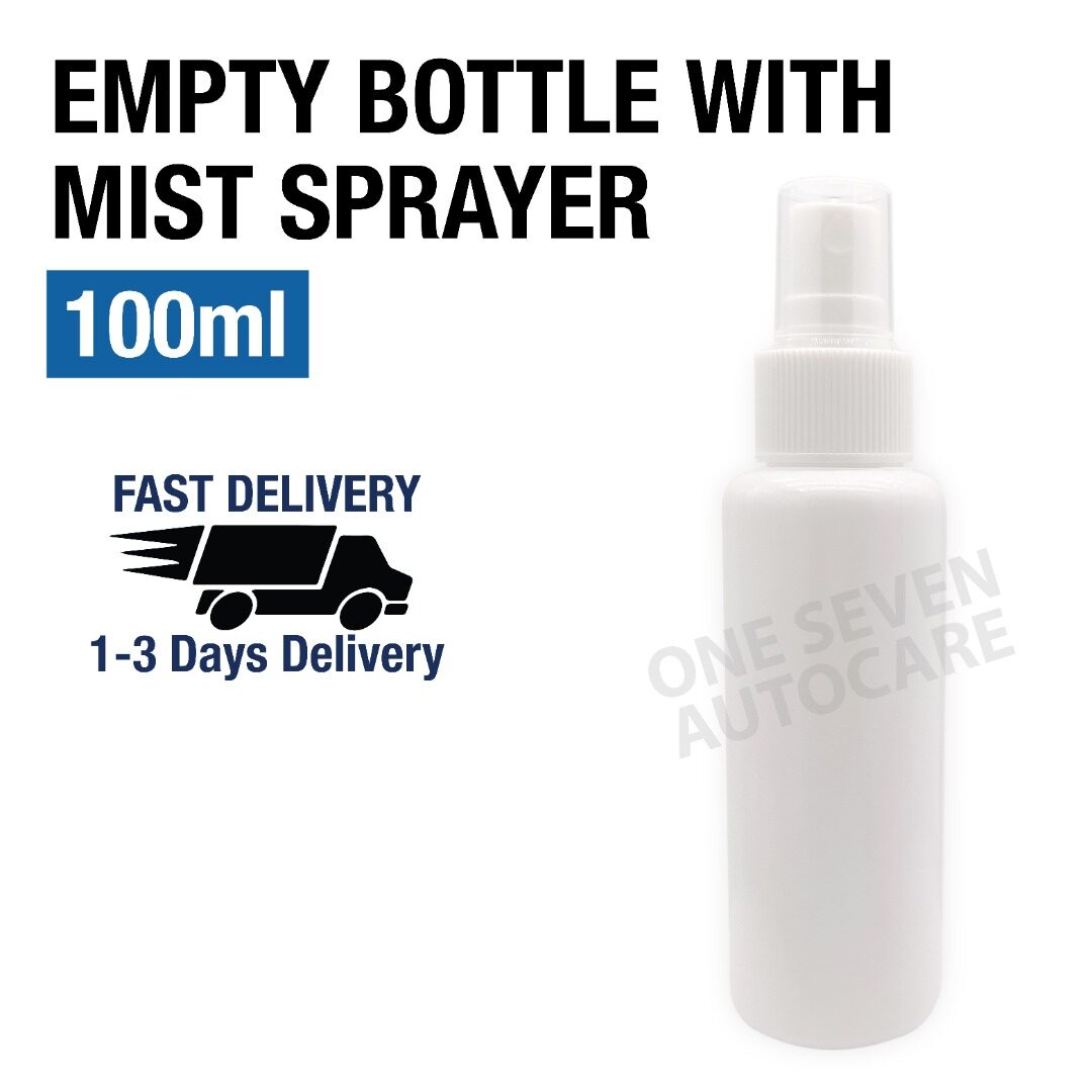 ( READY STOCK )Empty bottle with mist sprayer 100ml,Travel bottle,Mist Bottle