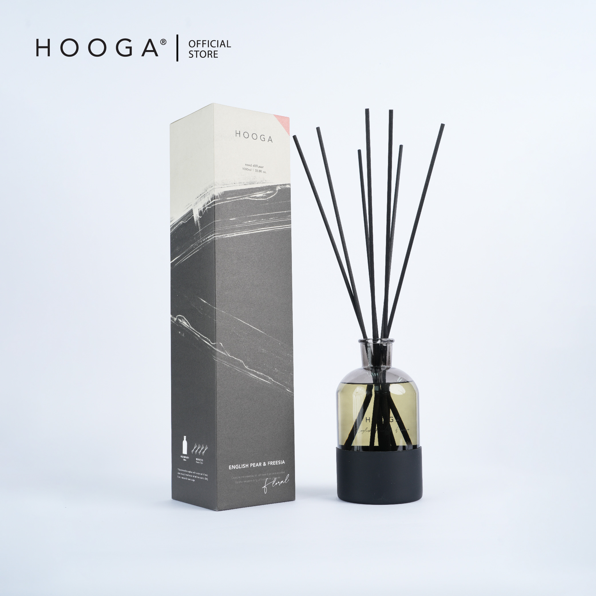 HOOGA Black Series Reed Diffuser 1000ML