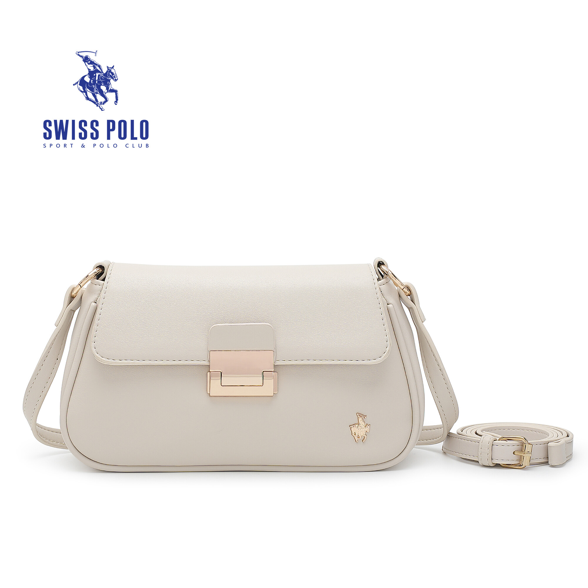 SWISS POLO Ladies Sling Bag HHD 6707-3 WHITE