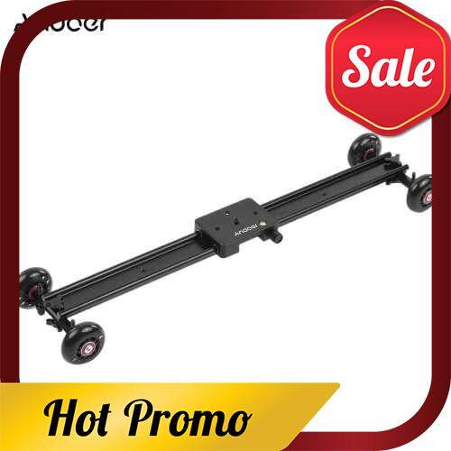 Andoer 60cm/23.6" 4 Wheels Soundless Aluminum Alloy Video Rail Track Slider Table Dolly Car Stabiliz