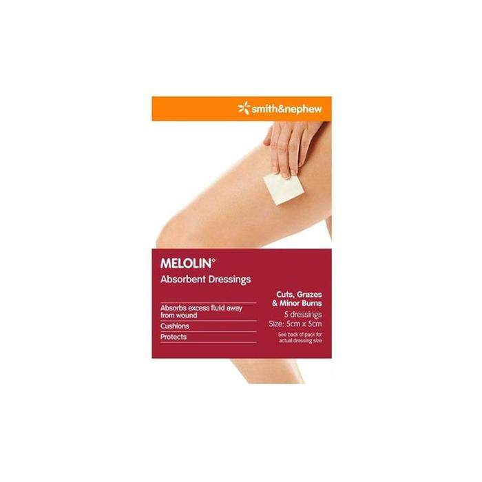 SMITH & NEPHEW MELOLIN ABSORBENT PADS 5X5CM 5S