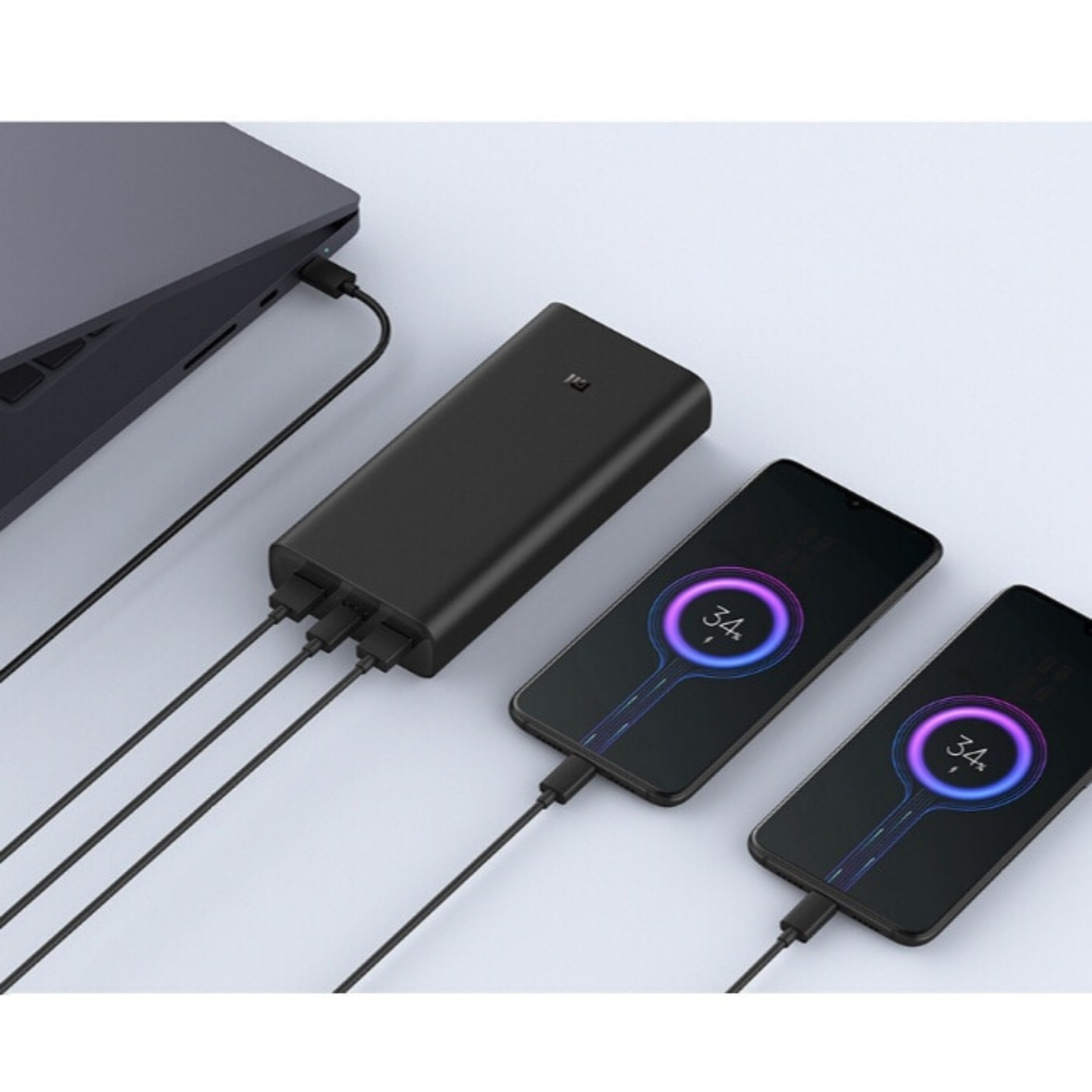 Xiaomi 20000mAh 50W Power Bank Fast Charging For Laptop | 3 Fast Charge Port | High Quality Circuit Chip | Temperature Protection