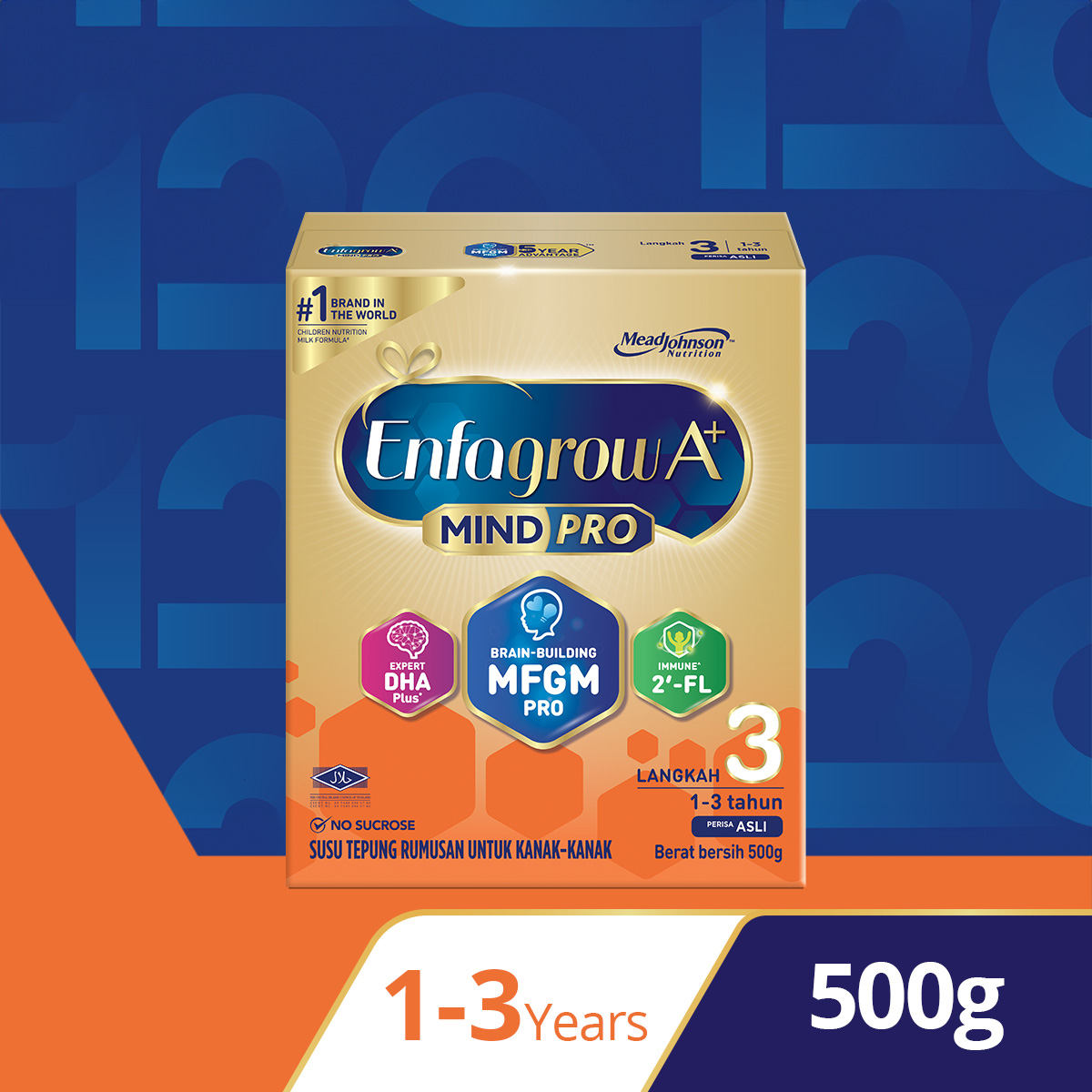 Enfagrow A+ Step 3 - 500g ORIGINAL / VANILLA Susu Milk Formula Powder