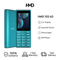 【Official Store】 HMD 101/102/105 4G Keypad Basic Feature Phone Dual Sim Phone-Talker Long Standby Type-C MP3 Player FM Radio Speed Dial 1 year warranty