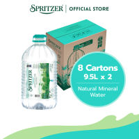 Spritzer Natural Mineral Water - 8 Cartons Bundle (9.5L X 2)