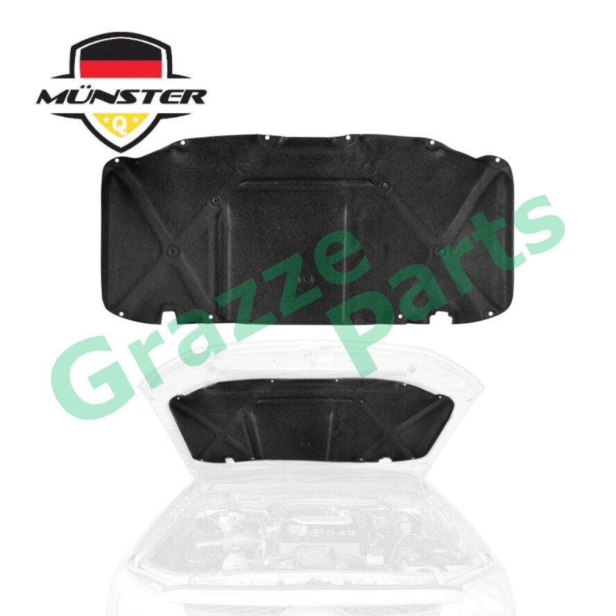 Münster Front Bonnet Hood Insulator 53341-0K010 for Toyota Hilux Vigo KUN25 KUN26 2004-2011 Fortuner