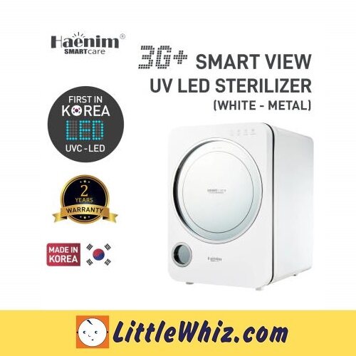 Haenim: 3G+ Smart View UV-C Led Electric Sterilizer - White Metal