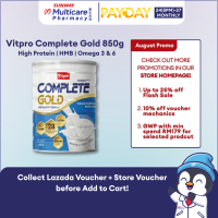 Vitpro Complete Gold 850g | High Protein Nutritional Drink with HMB & Omega 3 & 6