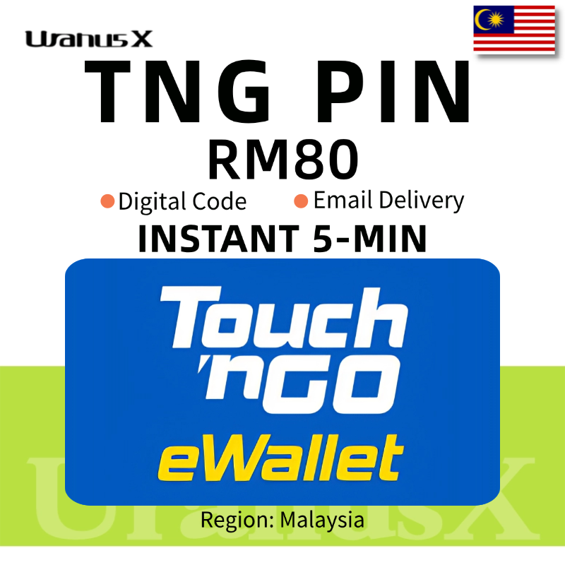 TNG Card RM 100 Instant Prepaid SOFT PIN Topup Reload EWALLET CODE Reload Touch And Go RM 80 Top Up pin NUMBER⚡5-MIN Email Delivery⚡UranusX_MY 24/7 Email Delivery