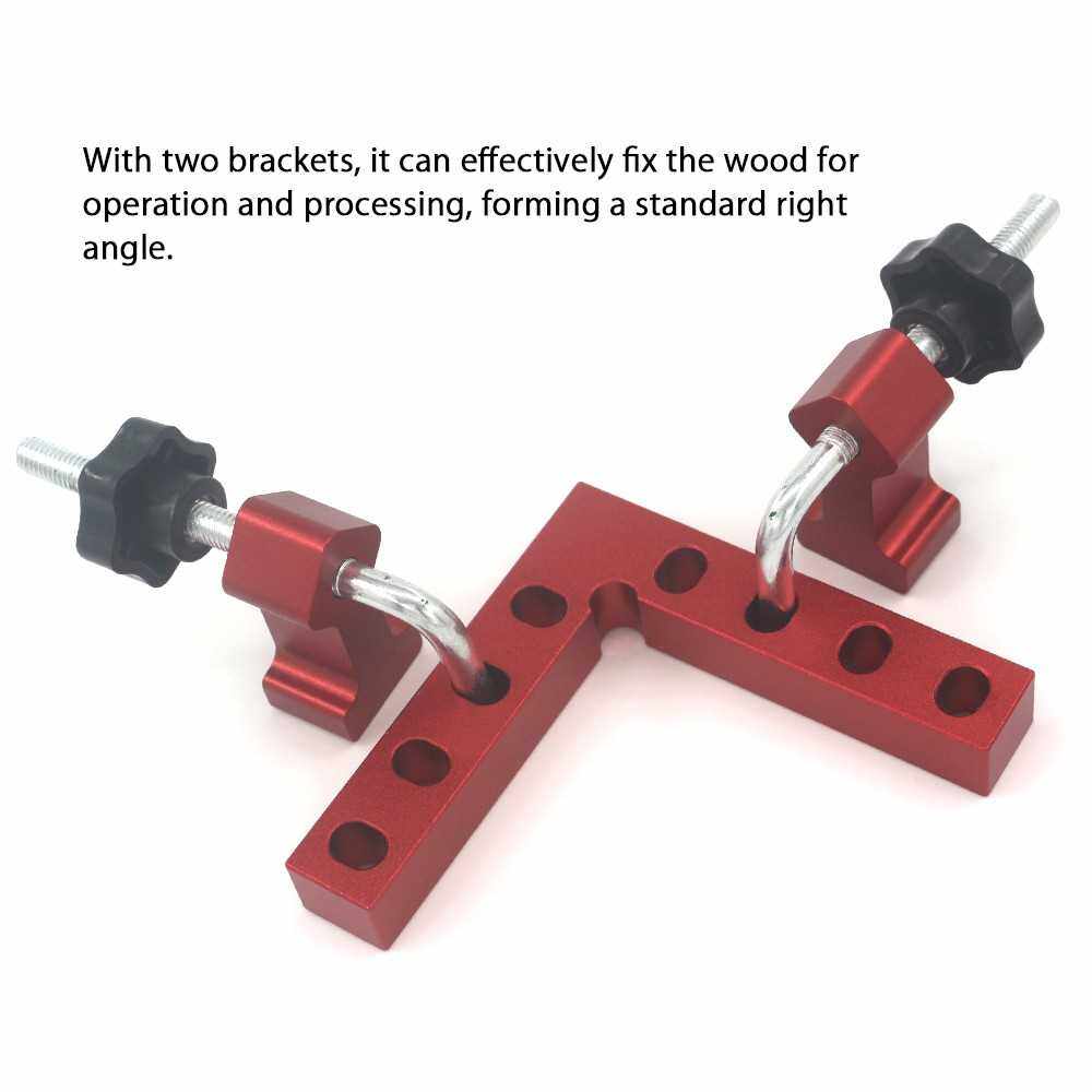 Woodworking Tool Square 90 Right Angle Clamp Woodworking Fixed Fixture Woodworking Adjustable Corner Clamping Ruler Right-angle Ruler (Standard)