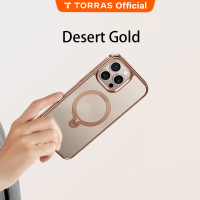 TORRAS QPRO Lite Magnetic Stand Case For iPhone 16 Pro / 16 Pro Max Matte Frosted Back Cover (No Camera Button Cover)