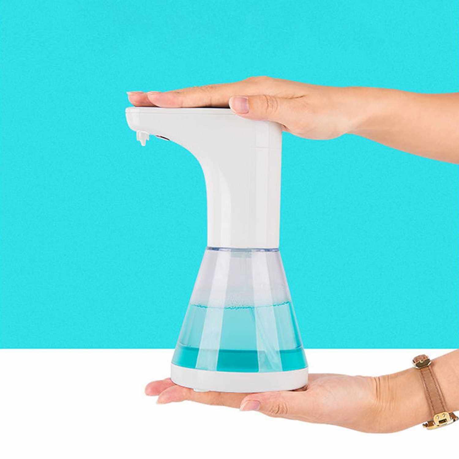Best Selling 480mL Automatic Soap Dispenser Spray Type Touchless Soap Dispensers with IR Sensor Rinse-free Sanitizer Alcohol Disinfectant Dispenser for Home Commercial Use Hospitals (Standard)