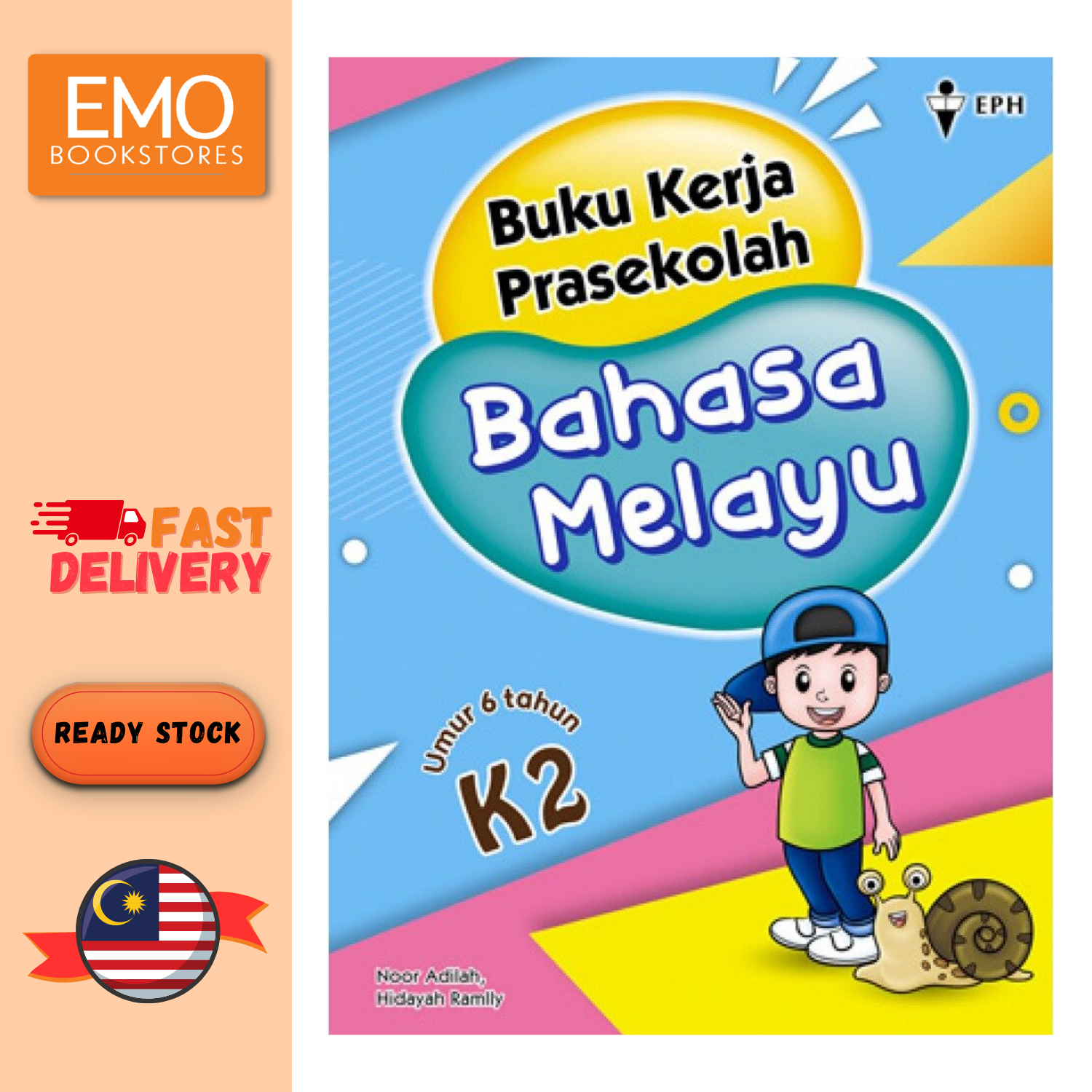 Buku Kerja Prasekolah Bahasa Melayu K2 (ISBN: 9789672503101)