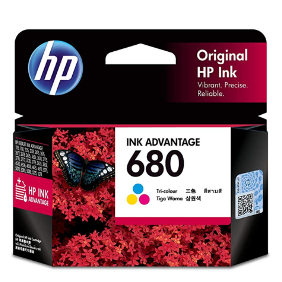 HP INK 680BK/680CL (BLACK/COLOUR) ADVANTAGE CARTRIDGE -ORIGINAL FROM HP