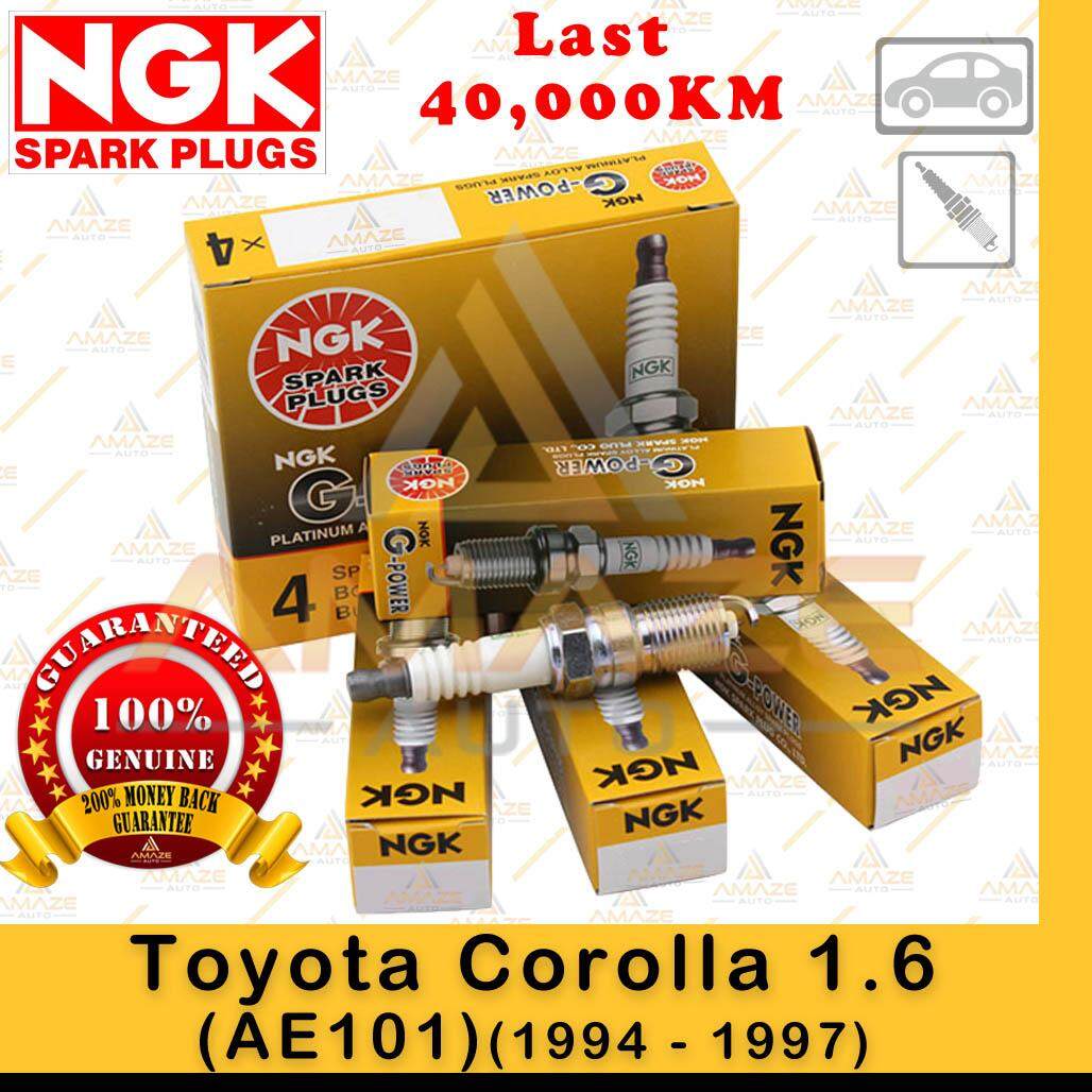 NGK G-Power Platinum Spark Plug for Toyota Corolla 1.6 (AE101)