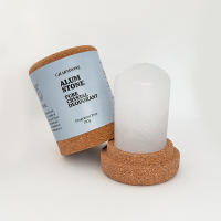 Charmwise Alum Stone Alum Block Natural Deodorant 120grams/20grams Biodegradable Plant Based Packaging Zero Waste