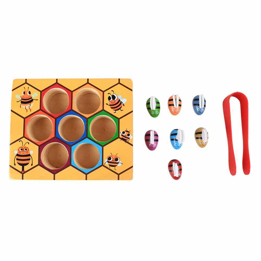 Best Selling Souptoys Grab The Little Bee Wooden Toy Honeycomb Toy ...